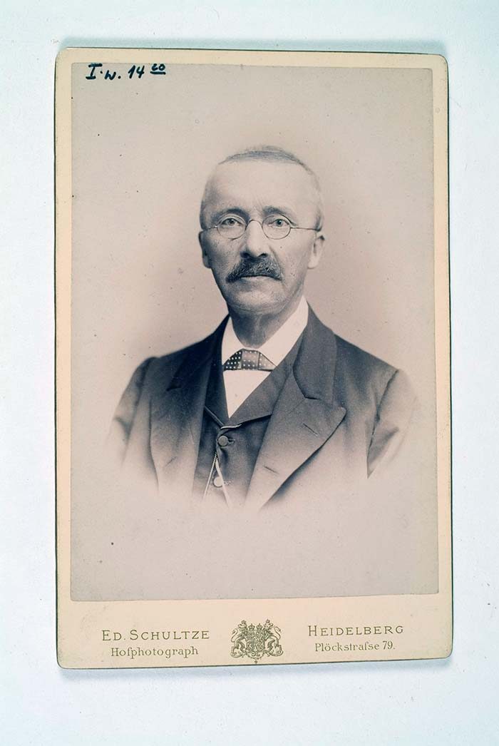 Portrait of Heinrich Schliemann. Heidelberg University Library