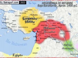 Hittites and Mitanni map
