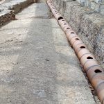 A part of Peisistratos aqueduct in Athens.