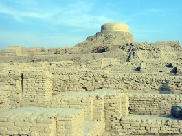 Ruins of Harrapan city Mohenjo-daro
